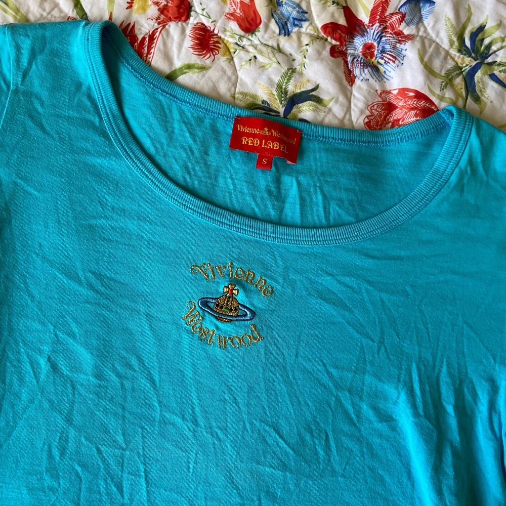 Vivienne Westwood Embroidered Graphic Tee